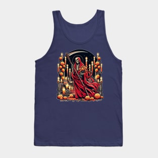 Santa Muerte Rojo Red Saint Death Tank Top